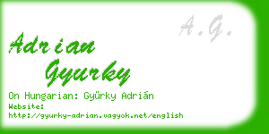 adrian gyurky business card